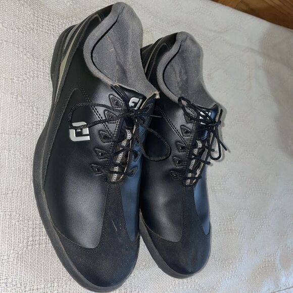Footjoy Men’s Golf Shoes Size 13 M Black Silver Athleisure Activewear main image 5